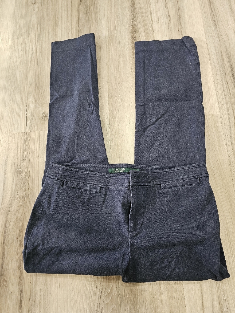 🟣3 For $51🟣 Lauren Ralph Lauren Women's Navy Modern Straight Pants
